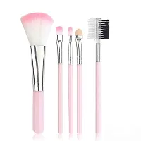 Women's  Girl's TYA Fashion Mini 5024 Multicolour Makeup Kit and 5 Pink Makeup Brushes Set, 6 Sponges Pack and 1 YANQINA Liquid Eyeliner - (Pack of 13)-thumb3