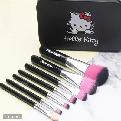 FOZZBY 6171 Makeup Kit With 7Pcs Makeup Brush Set(Black) And H36 Eyeliner-thumb4