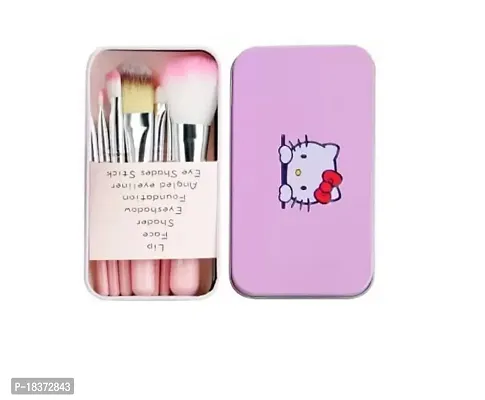 FOZZBY TYA Fashion 6171 Multicolour Makeup Kit with 7 Pink Makeup Brushes Set and 6 Beauty Sponges Pack - (Pack of 14)-thumb4