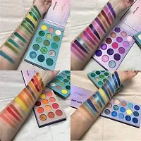 Eyeshadow Palette 60 Colors Mattes And Shimmers Color BoarD Makeup Palette Blendable Professional Eye Shadow Make Up Eye Cosmetic 60 ml With 12 Pc Makeup Brush Set (Multi)-thumb3