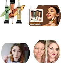 Conceal Hd Concealer, 8Ml each Liquid, Powder Natural (Orange, Yellow, Green Corrector)-thumb2