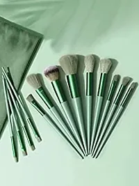 Fozzby 13pc Celebrity Makeup Brush Set with soft fluffy pouch cosmetic makeup brush-thumb4