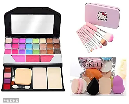 Beggie 6155 Makeup kit + 5 pcs Makeup Brush + 2 pc Blender (4 Items in the set) (Makeup kit 6)