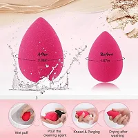 Women's  Girl's Multicolour 10 Pcs Makeup Sponge Beauty Blenders for Blending Face Makeup - (Pack of 10)-thumb4