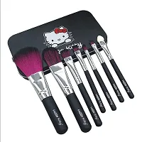 FOZZBY 6171 Makeup kit+7 Piece Brush Set for Women (Black)-thumb3