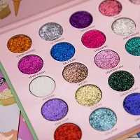 Fozzby Beauty Professional Gelanzi Party Like a Glittery Unicorn Glitter Eyeshadow Palette, Shimmery Finish - Multicolor-thumb4