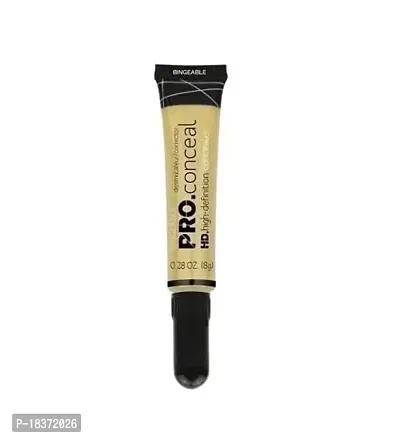 Conceal Hd Concealer, 8Ml Liquid, Powder Natural (Yellow Corrector)