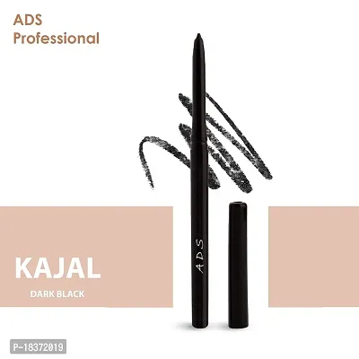 ADS KAJAL EYE CARE LONG LASTING 12HR, (PACK OF - 1) + OVAL BRUSH-thumb5