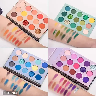 Color Board Eyeshadow Palette 60 Color Makeup Palette Highlighters Make Up High Pigmented Professional EyeShadow Long Lasting Blendable Waterproof (Multishade) Matte  Shimmery Finish-thumb3