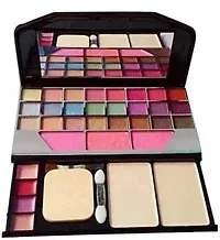 Beggie Multicolour All-in-One Makeup Kit Set + Makeup Brush Set of 7 (24 Shades of Eye, 3 Shades of Blush, 2 Face Powders (1 Shimmer  1 Non-Shimmer) and Sponge Applicator, 4 Lip Color)-thumb1