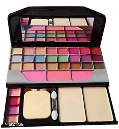 Beggie Multicolour All-in-One Makeup Kit Set + Makeup Brush Set of 7 (24 Shades of Eye, 3 Shades of Blush, 2 Face Powders (1 Shimmer  1 Non-Shimmer) and Sponge Applicator, 4 Lip Color)-thumb2