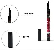 Beggie cosmetics Waterproof Eyeliner + 4in1 Lipstick +2in1 Contour stick + 6 Make up sponge (Pack of 12)-thumb4