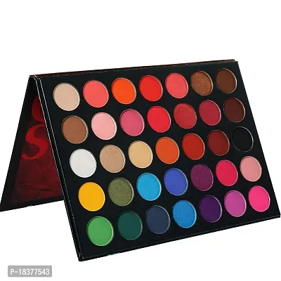 Beggie Eyeshadow Palette 35 Color Makeup Palette Highlighters Eye Make Up High Pigmented Professional Matte and Shimmery Finish - Multicolor-thumb2