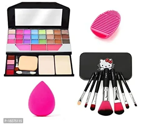 Beggie 6155 Makeup kit + 5 pcs Makeup Brush + 2 pc Blender (4 Items in the set) (Makeup kit 5)
