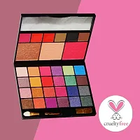 Beggie Makeup palette| Highlighter blusher eye shadow eye brow lip gloss combo palette| matte and shimmer eyeshadow combo palette| highlighter powder palette| eye brow powder palette| (01) MultiColor-thumb4