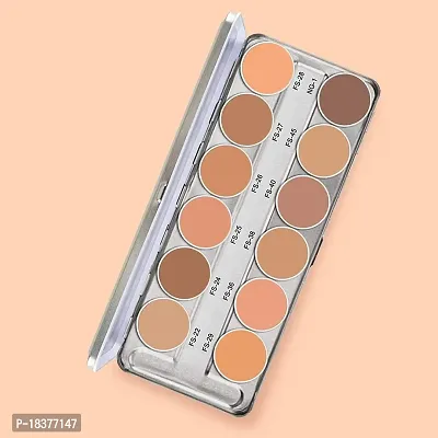 FOZZBY Pro Cover  Conceal Supra Base Palette, Face Makeup, Foundation Palette, Multi Color, 28 g-thumb2