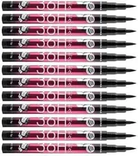 FOZZBY Sketch Eyeliner 36H Hours Stay Waterproof  Long Lasting Pack of 12, Gram 2.5g (100% Black)-thumb1