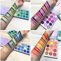 FOZZBY Color Board Eyeshadow Palette 60Color Makeup Highlighters Eye Make Up High Pigmented Professional EyeShadow Mattes and Shimmers Long Lasting Blendable Waterproof(Multishade)-thumb2