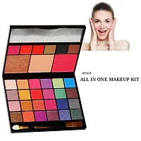 Beggie Makeup palette| Highlighter blusher eye shadow eye brow lip gloss combo palette| matte and shimmer eyeshadow combo palette| highlighter powder palette| eye brow powder palette| (01) MultiColor-thumb1