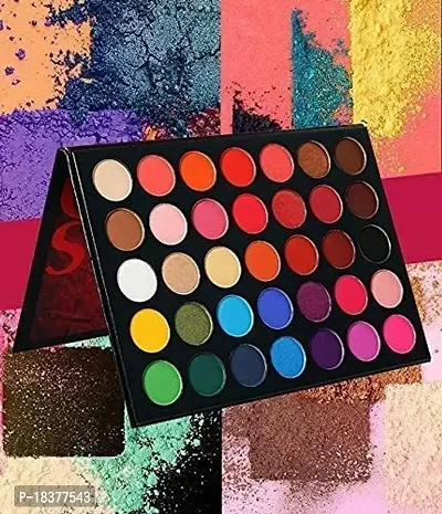 Beggie Eyeshadow Palette 35 Color Makeup Palette Highlighters Eye Make Up High Pigmented Professional Matte and Shimmery Finish - Multicolor