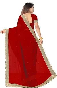 Bollywood Georgette Saree  Lace, Stone-thumb1