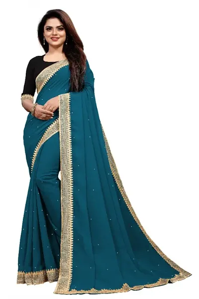 Stylish Fancy Designer Silk Saree With Blouse Piece For Women