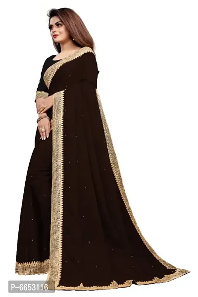 Bollywood Georgette Saree  Lace, Stone-thumb0