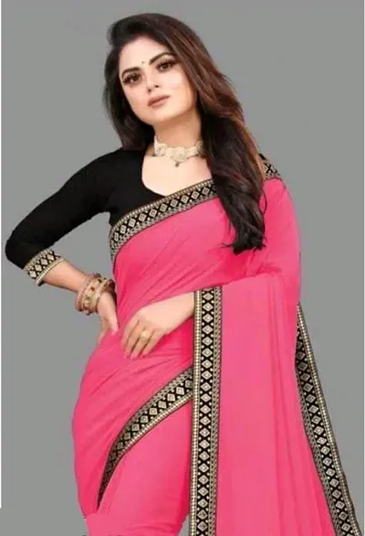 Fancy Saree With Blouse Piece For Women