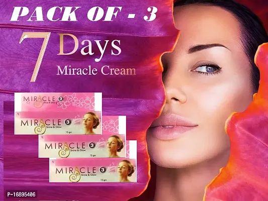 Miracle Shine and Glow Cream Pack of 3