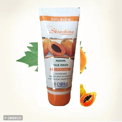 CADILA Skinshine Papaya Facewash - Pack of 4-thumb2