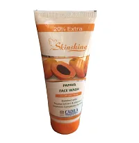 Cadila Pharmaceuticals Skin Shine Papaya ( 3 Pc ) Face Wash  (180 g)-thumb3