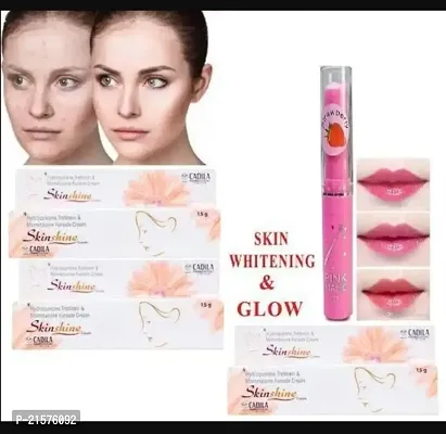 Skin Shine Whitening Cream Pack Of 3 / Classy Whitening Cream Free Lipbalm