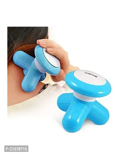 Mimo Mini USB Full Body Vibration Acupressure Massager For Head/Chick/Neck/Shoulder Portable Battery Operated Electric Compact Massager (Multicolor)-thumb0