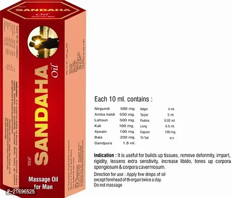 Sandaha Oil For Panis Inlargement Pack of 1 With POWER UP CAPSULES-thumb2