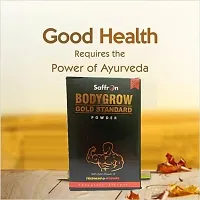 Saffron Body Grow Gold Standard Powder With Extra Powder Of Tiribulus mucuna Chocolate Flavour 500gm-thumb1