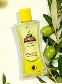 Oligro Olive Oil with Vitamin E 100ml Pack of 3  (300 ml)-thumb1