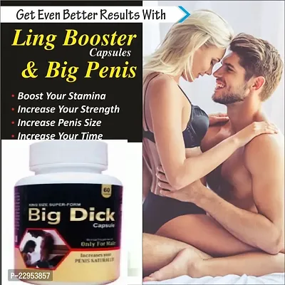 100% Natural Stud 14000  Big Dick Capsule 60no.s Combo Pack  of - 1-thumb0