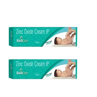 Zinc Oxide Rashcare Cream For Baby Diaper Rash Cream 20gm (Pack of-2)