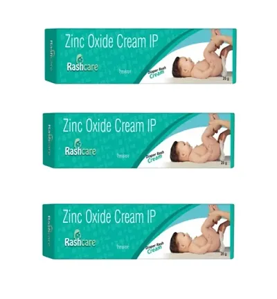 Zinc Oxide Rashcare Cream For Baby Diaper Rash Cream 20gm (Pack of-3