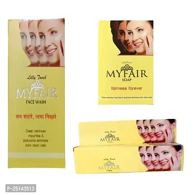 MyFair Cream With  MyFair  Soap  MyFair  Facewash Combo Pack