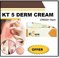 KT 5 DERM Anti Fungal 15g Cream, Pack Of 5 Free Dermifresh Powder-thumb1