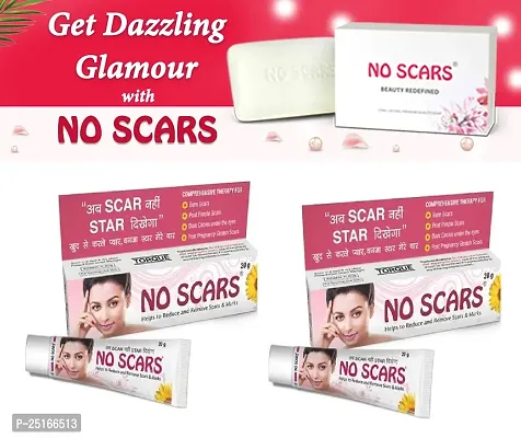 No Scars Face Cream Pack of 2 With No Scars Soap 150gm