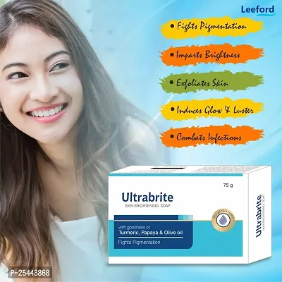 Ultrabrite Skin Brightening Asssorted Soap Bar Combo Pack of 6 With Neem  Aloevera-thumb2