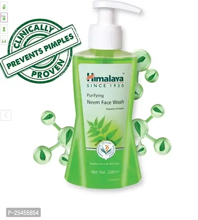 Himalaya's purifying neem face wash ,cleans impurities and helps clear pimples Pack of - 2-thumb2