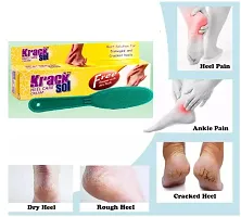 Arihant Remedies Krack Sol Heel Care Cream + Scraper Free With This Pack 25gm x 4-thumb3