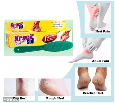 Arihant Remedies Krack Sol Heel Care Cream + Scraper Free With This Pack 25gm x 4-thumb4