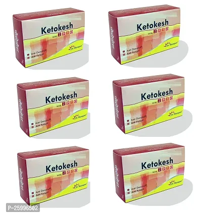 Dr. Morepen Ketokesh with Zpto Soap Pack of - 6