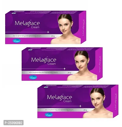 Leeford Melagrace Cream For Glowing and Brightening Skin 20g Each Pack of 3