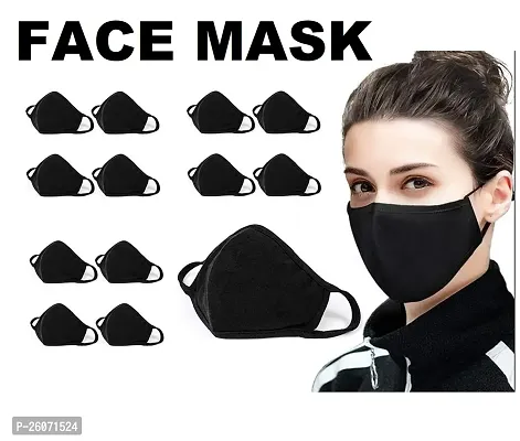 Young Threads Men's and Women's Fashion Reusable Face Masks with Cotton Lining Pack of - 12