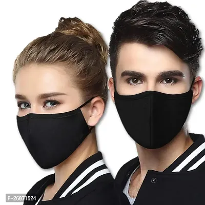 Young Threads Men's and Women's Fashion Reusable Face Masks with Cotton Lining Pack of - 12-thumb2
